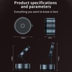 Q12 Faltbarer Vakuum-MagSafe-Telefonhalter mit magnetischem Saugnapf, Q12(Black), Q12(Silver) – Bild 8