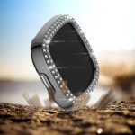 PC-Schutzhülle mit zweireihiger Beschichtung und Diamanten, For Fitbit Versa 3 / Versa Sense – Bild 2