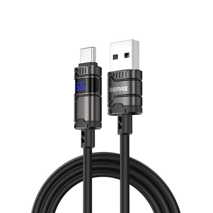 REMAX C01-AC 66W USB auf Typ-C geflochtenes Nylon-Datenkabel, Länge: 1,2 m – Bild 1