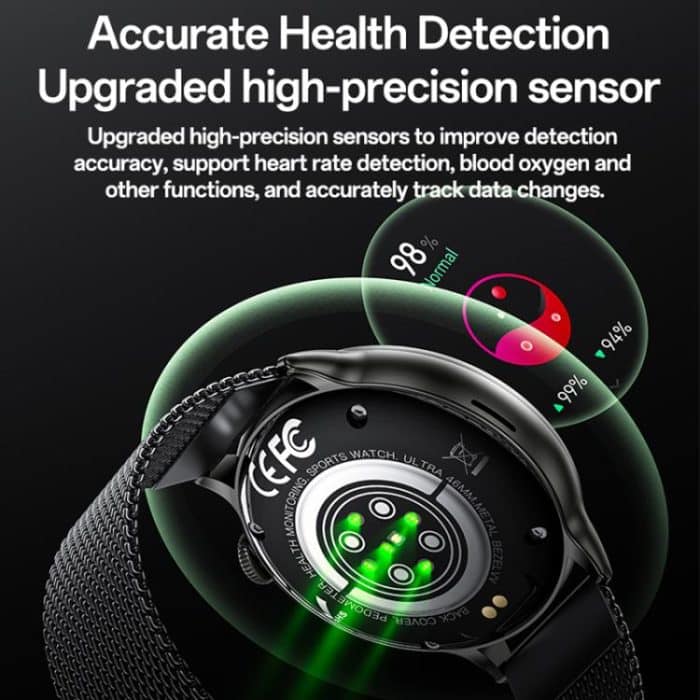 Yesido IO28 Smart Watch, 1,51 Zoll Bildschirm, unterstützt BT-Anrufe/Herzfrequenz, IO28 – Bild 9