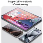 Yesido CA177 Portable Strip PD60W Typ-C auf Typ-C Datenkabel aus Zinklegierung, Länge: 20 cm – Bild 5