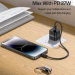 Yesido CA178 Portable Strip PD27W Typ-C auf 8-poliges Datenkabel aus Zinklegierung, Länge: 20 cm – Bild 3