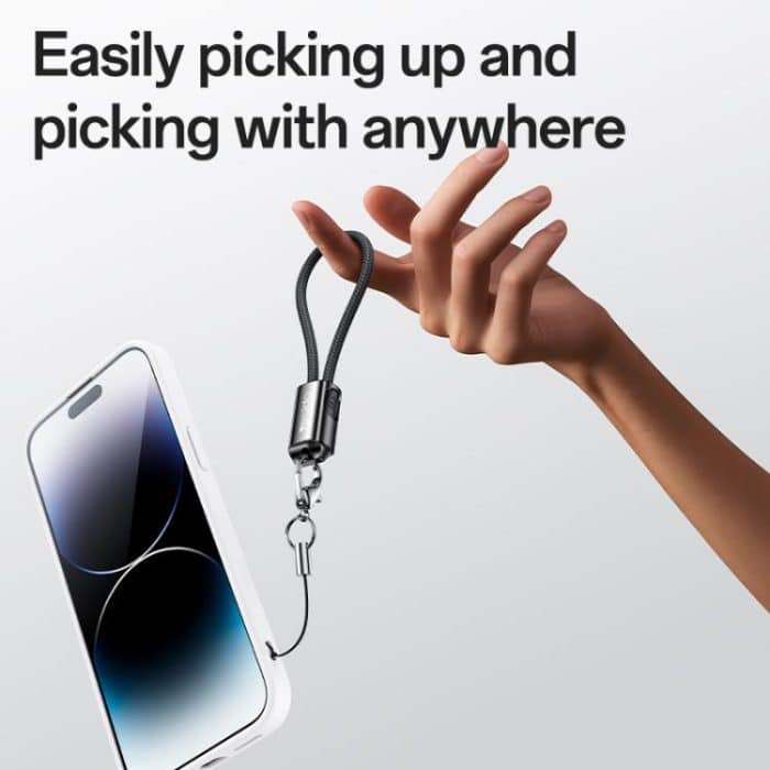 Yesido CA178 Portable Strip PD27W Typ-C auf 8-poliges Datenkabel aus Zinklegierung, Länge: 20 cm – Bild 4