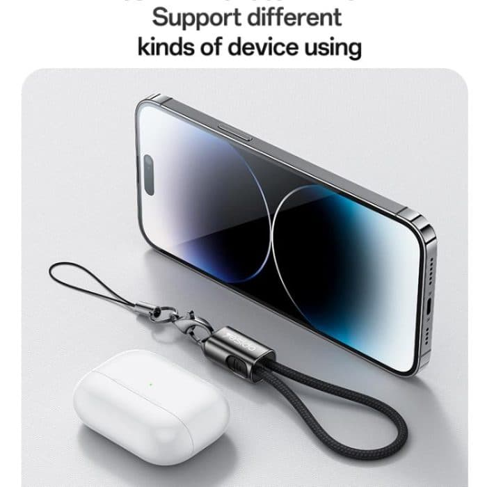 Yesido CA178 Portable Strip PD27W Typ-C auf 8-poliges Datenkabel aus Zinklegierung, Länge: 20 cm – Bild 5