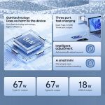 REMAX RP-U159PRO Figen Series 67W Dual Type-C USB GaN Laptop-Ladegerät – Bild 3