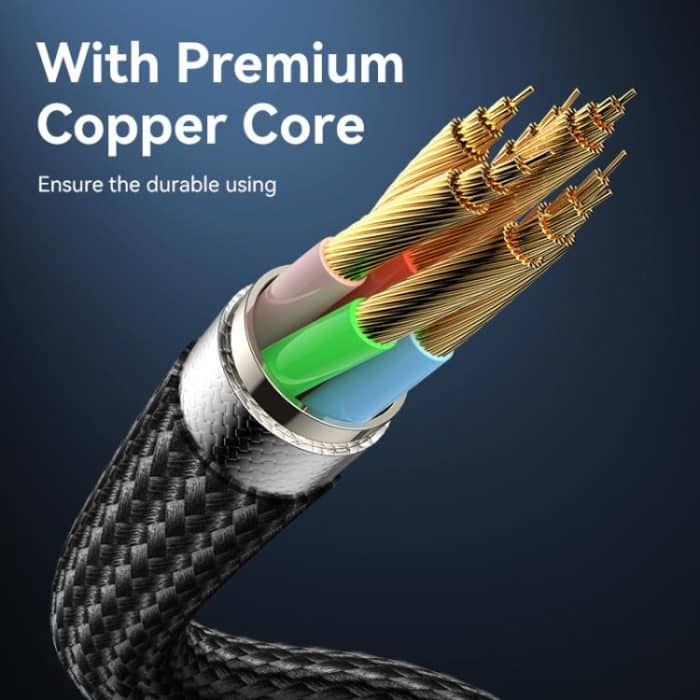 Yesido CA186 240W Typ-C auf Typ-C Datenkabel aus Aluminiumlegierung, Länge: 2 m – Bild 5