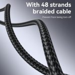 Yesido CA186 240W Typ-C auf Typ-C Datenkabel aus Aluminiumlegierung, Länge: 2 m – Bild 6