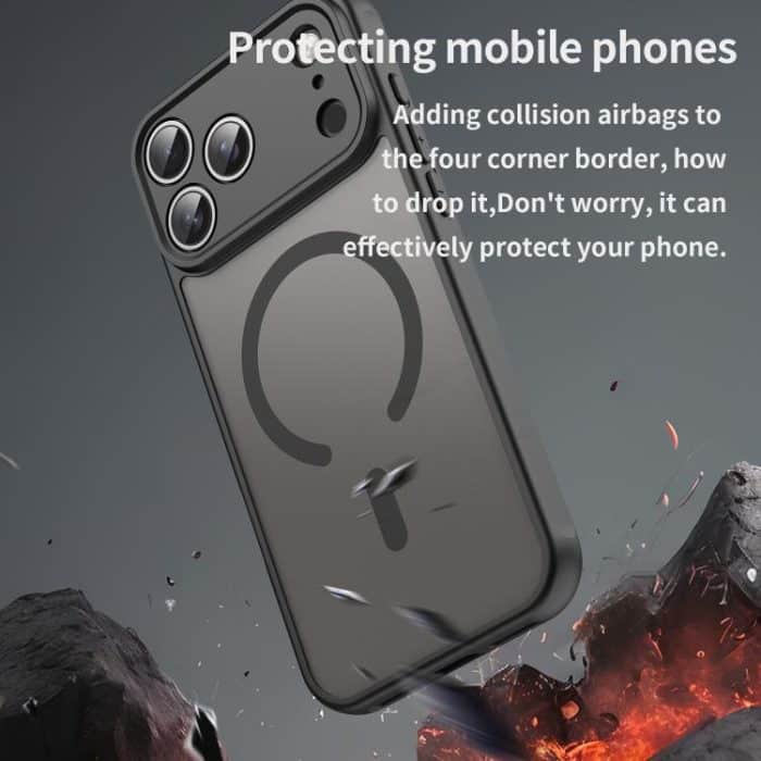 Fan Dun Series TPU Hybrid PC Frosted Magsafe Handyhülle, For iPhone 17, For iPhone 17 Air, For iPhone 16e, For iPhone 16 Pro Max, For iPhone 16 Pro, For iPhone 16 Plus – Bild 4