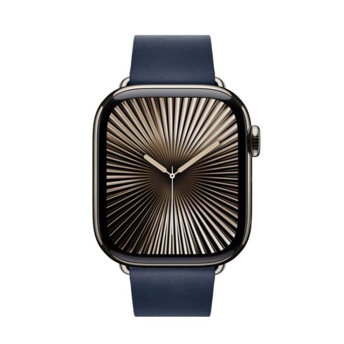 Modernes Lederarmband, For Apple Watch 46mm / 49mm / 45mm / 44mm, For Apple Watch 42mm / 41mm / 40mm / 38mm – Bild 4