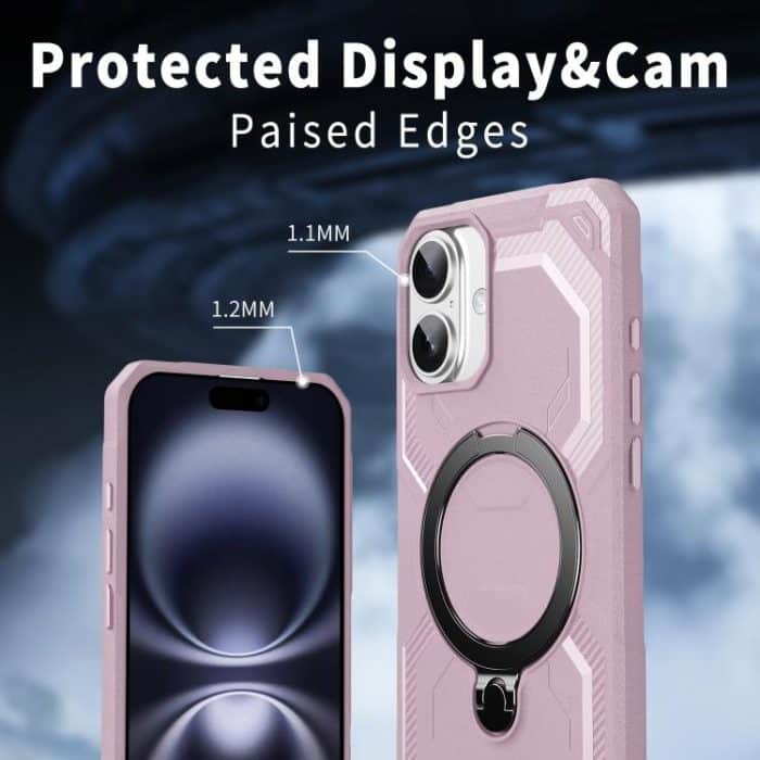 Frosted MagSafe Holder Handyhülle, For iPhone 16, For iPhone 15 Pro Max, For iPhone 15 Pro, For iPhone 15 Plus – Bild 4