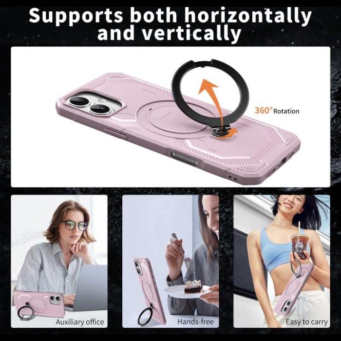 Frosted MagSafe Holder Handyhülle, For iPhone 16, For iPhone 15 Pro Max, For iPhone 15 Pro, For iPhone 15 Plus – Bild 6