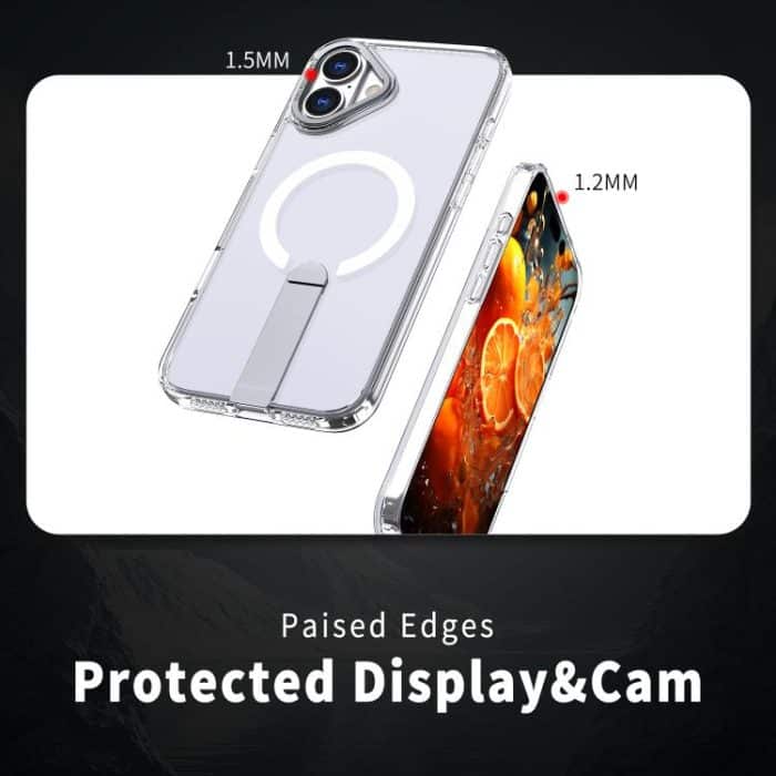 Star Shine Series TPU + PC MagSafe-Telefonhülle mit Klapphalter, For iPhone 16, For iPhone 15 Pro Max, For iPhone 15 Pro, For iPhone 15 Plus – Bild 4