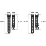 Atmungsaktives Silikon-Uhrenarmband, For Garmin Instinct 3 AMOLED / Solar 50mm, For Garmin Instinct 3 AMOLED / Solar 45mm – Bild 4