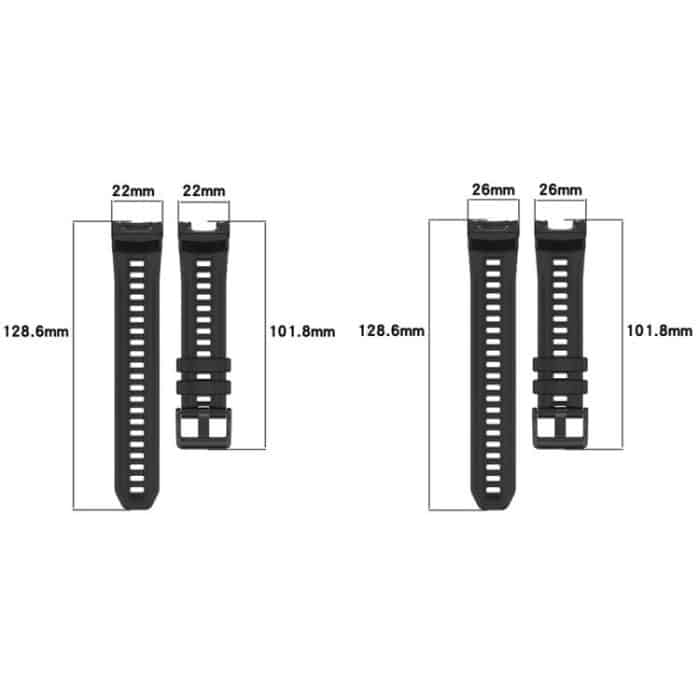 Atmungsaktives Silikon-Uhrenarmband, For Garmin Instinct 3 AMOLED / Solar 50mm, For Garmin Instinct 3 AMOLED / Solar 45mm – Bild 4