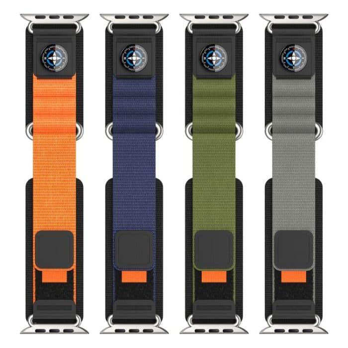 Kompass-Nylon-Loop-Uhrenarmband, For Apple Watch 46mm / 49mm / 45mm / 44mm, For Apple Watch 42mm / 41mm / 40mm / 38mm – Bild 3