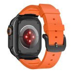 Uhrenarmband aus Fluorkautschuk mit Edelstahlschnalle, For Apple Watch Ultra / Ultra 2 49mm – Bild 4