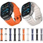 Uhrenarmband aus Fluorkautschuk mit Edelstahlschnalle, For Apple Watch Ultra / Ultra 2 49mm – Bild 2