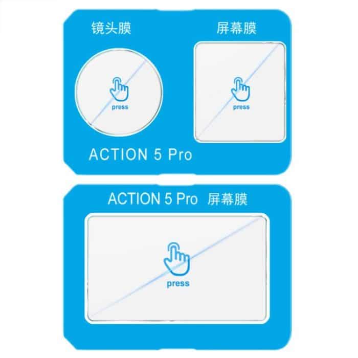 imak Panzerglasfolie mit Kameralinsenfolie, selbstpositionierende Version, For DJI Osmo Action 5 Pro, For DJI Osmo Pocket 3, For DJI Osmo Action 4 – Bild 2