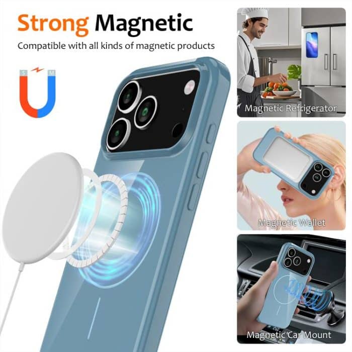 Glossy TPU Shockproof MagSafe Phone Case with Lanyard, For iPhone 17 Pro Max, For iPhone 17 Pro, For iPhone 17, For iPhone 17 Air – Bild 2