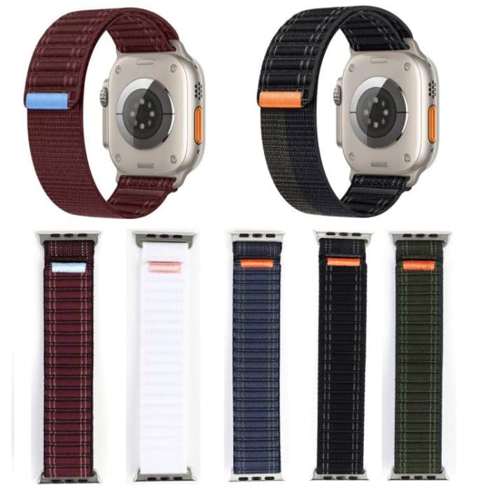 Kalebol Ocean Wave Nylon Strap, For Apple Watch 46mm / 49mm / 45mm / 44mm, For Apple Watch 42mm / 41mm / 40mm / 38mm – Bild 2