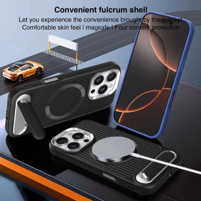 Vertical Lines Invisible Flat Holder MagSafe Phone Case, For iPhone 15 Pro Max, For iPhone 15 Pro, For iPhone 15 Plus, For iPhone 15 – Bild 4