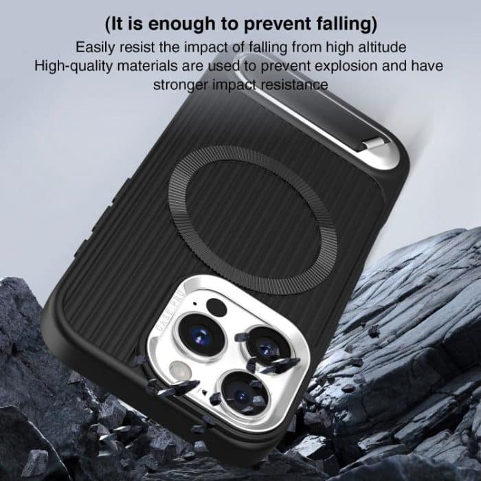 Vertical Lines Invisible Flat Holder MagSafe Phone Case, For iPhone 16 Pro Max, For iPhone 16 Pro, For iPhone 16 Plus, For iPhone 16 – Bild 5