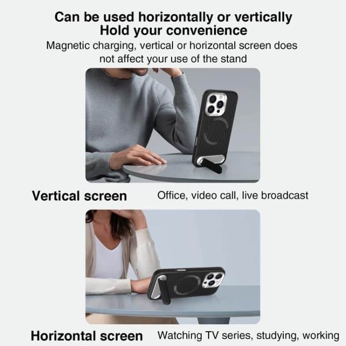 Vertical Lines Invisible Flat Holder MagSafe Phone Case, For iPhone 14 Plus, For iPhone 14, For iPhone 14 Pro, For iPhone 14 Pro Max – Bild 9
