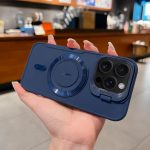 Lens Frame Holder Blade MagSafe Phone Case, For iPhone 16 Pro Max, For iPhone 16 Pro, For iPhone 16 Plus, For iPhone 16