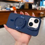 Lens Frame Holder Blade MagSafe Phone Case, For iPhone 15 Pro Max, For iPhone 15 Pro, For iPhone 15 Plus, For iPhone 15