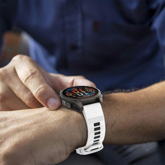 For Garmin 22mm Kalebol Two-color Silicone Strap, 22mm – Bild 8