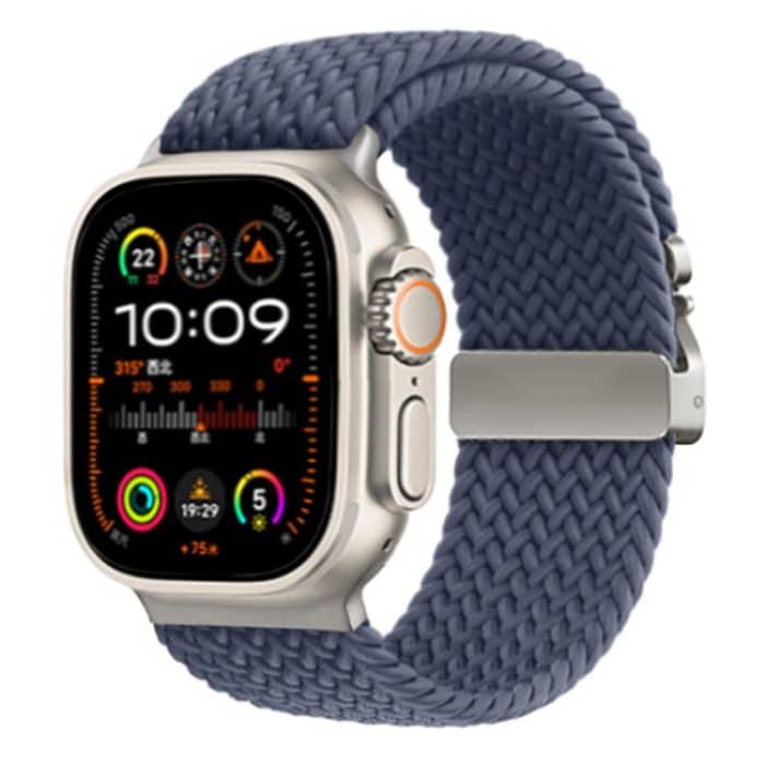 Kalebol Wide Umbrella Braided Strap, For Apple Watch 46mm / 49mm / 45mm / 44mm, For Apple Watch 42mm / 41mm / 40mm / 38mm – Bild 1