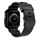 VIETAO Carbon Fiber Silicone Strap, For Apple Watch Ultra 2 / 1 49mm – Bild 3