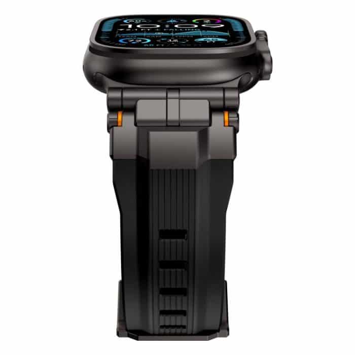 Alloy Connector Silicone Watch Strap, For Apple Watch 46mm / 49mm / 45mm / 44mm – Bild 5