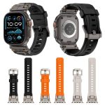 Alloy Connector Silicone Watch Strap, For Apple Watch 46mm / 49mm / 45mm / 44mm – Bild 2