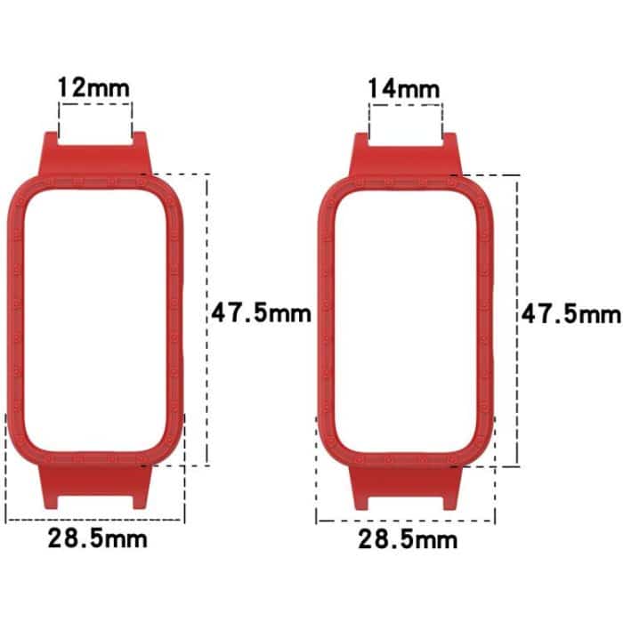 Hollow PC Half Coverage Watch Protective Case, For Huawei Band 10 / 9 / 8 12mm, For Huawei Band 10 / 9 / 8 14mm – Bild 3