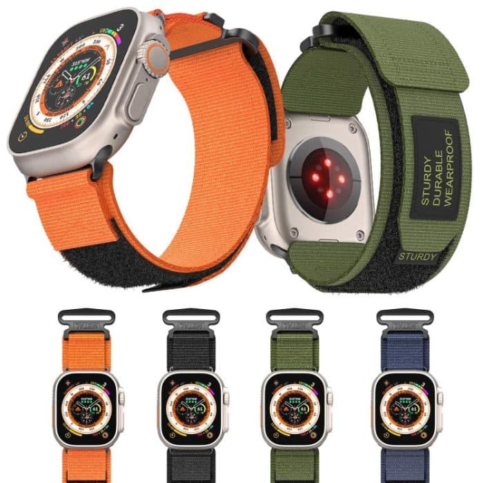 Kalebol Simple Two Section Nylon Strap, For Apple Watch 46mm / 49mm / 45mm / 44mm, For Apple Watch 42mm / 41mm / 40mm / 38mm – Bild 2