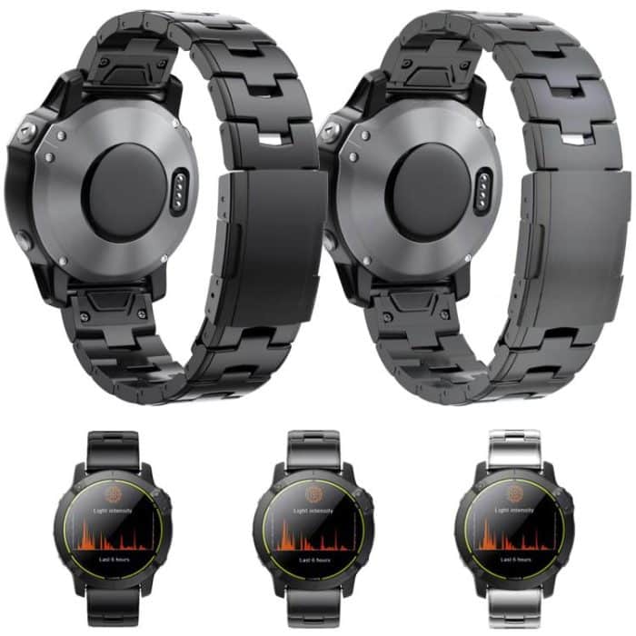 Oracle Titanium Alloy Watch Band, For Garmin Watch 26mm, For Garmin Watch 22mm – Bild 2