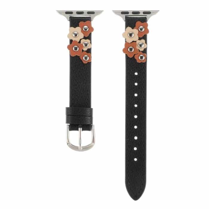 Kalebol Studded Flower Leather Strap, For Apple Watch 46mm / 49mm / 45mm / 44mm, For Apple Watch 42mm / 41mm / 40mm / 38mm – Bild 6