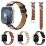 Kalebol Studded Flower Leather Strap, For Apple Watch 46mm / 49mm / 45mm / 44mm, For Apple Watch 42mm / 41mm / 40mm / 38mm – Bild 2