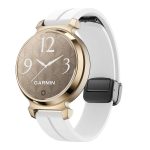 Kalebol Magnetic Buckle Silicone Strap, For Garmin Lily 2 14mm