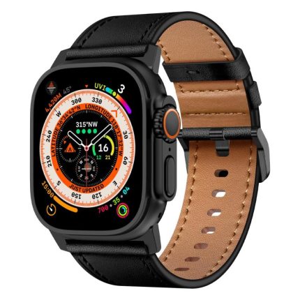 Kalebol Genuine Leather Watch Band, For Apple Watch 46mm / 49mm / 45mm / 44mm