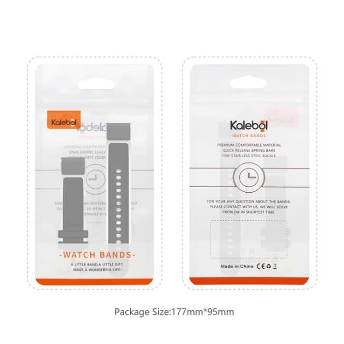 Kalebol Glacier Transparent Silicone Quick Release Watch Band, For Garmin Fenix 7S 20mm – Bild 5