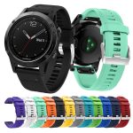 Kalebol 22mm Rhombus Texture Silicone Watch Band, For Garmin QuickFit – Bild 2