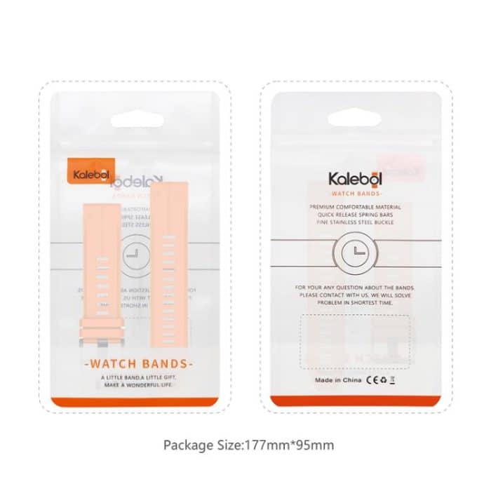 Kalebol 22mm Rhombus Texture Silicone Watch Band, For Garmin QuickFit – Bild 5