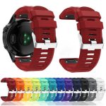 Kalebol 26mm Rhombus Texture Silicone Watch Band, For Garmin QuickFit – Bild 2