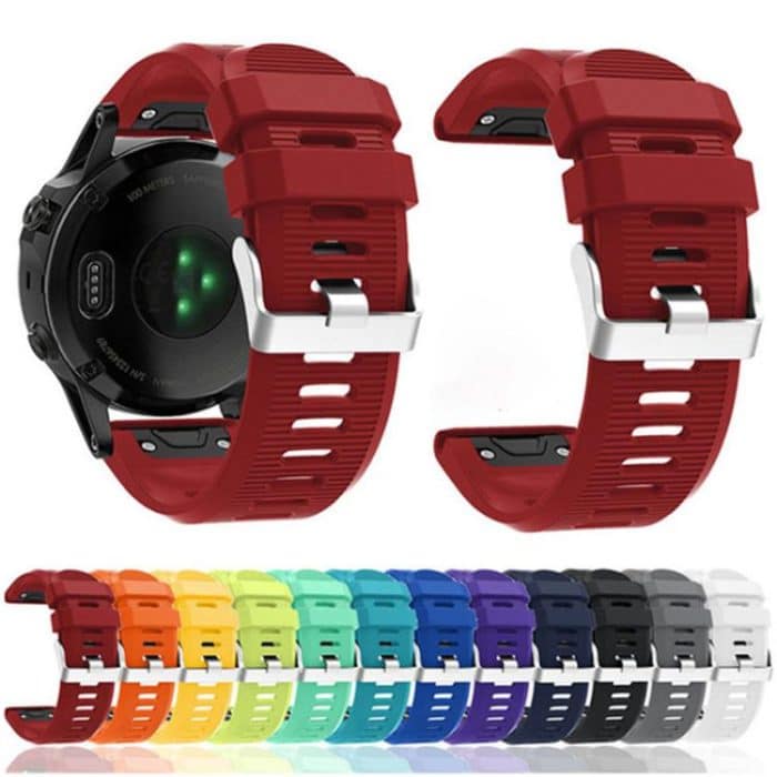 Kalebol 26mm Rhombus Texture Silicone Watch Band, For Garmin QuickFit – Bild 2