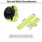 Kalebol 26mm Rhombus Texture Silicone Watch Band, For Garmin QuickFit – Bild 4