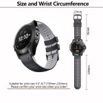 Kalebol Breathable Two-color Silicone Watch Band, For Garmin QuickFit 26mm – Bild 4