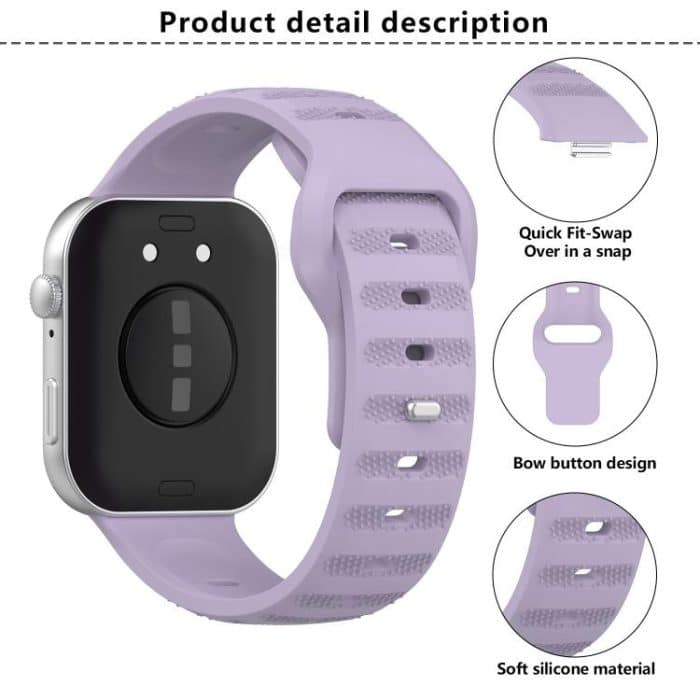 Kalebol Dotted Pattern Silicone Strap, For Huawei Watch Fit3 – Bild 4