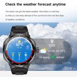 D11 1.46 inch 2 in 1 Bluetooth Earphone Smart Watch, Support Bluetooth Call / NFC / Heart Rate, D11 (Black), D11 (Green) – Bild 12